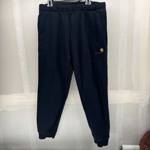 Carhartt WIP Work In Progress American Script Jogging Pant Sweatpants - Black XL - Picture 1 of 4